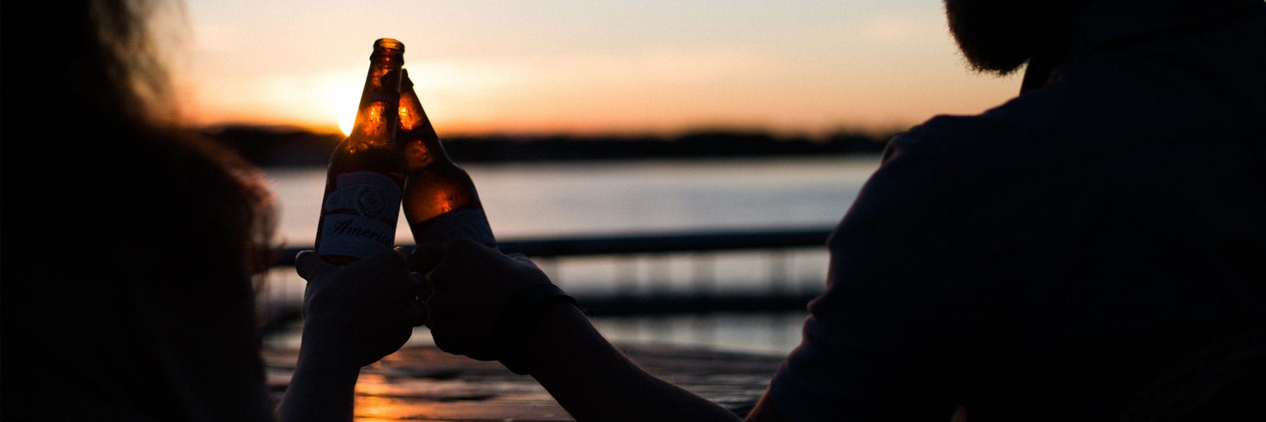 People cheers bottles