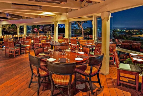 A view from the dining room of Brigantine Del Mar.